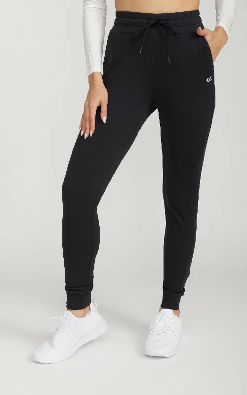 women's cycling pantsEveryday Comfort Jogger 27" Mid-Rise in Black