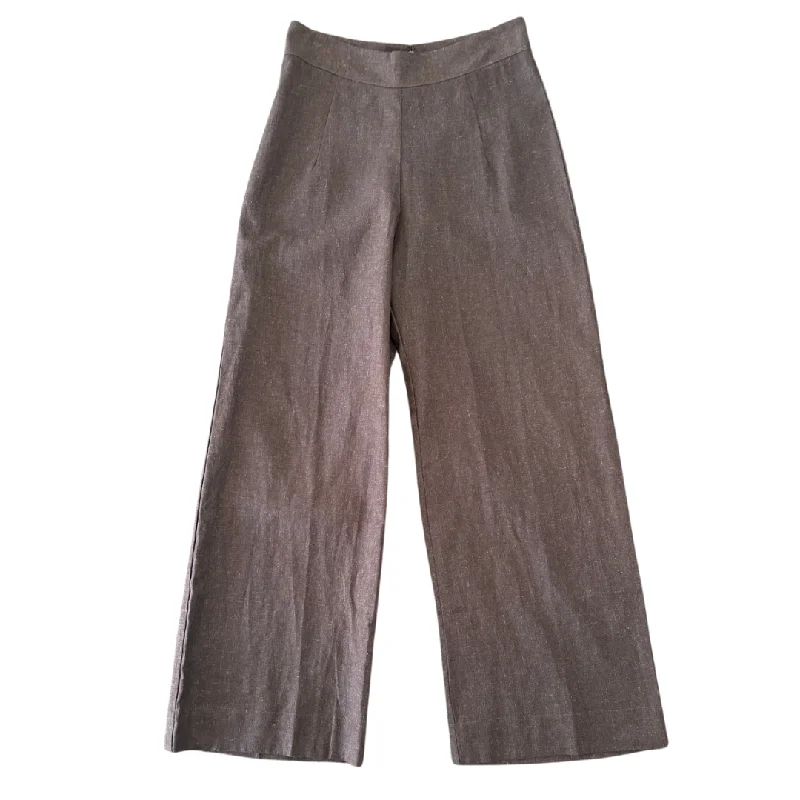 women's warm pantsCarbon Joshua Linen High Waisted Pant