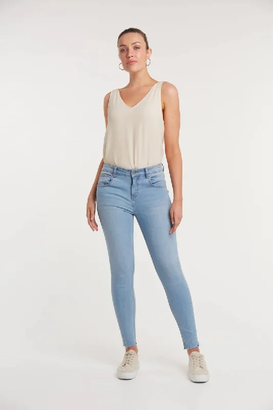 women's satin pantsEb & Ive Junko Denim