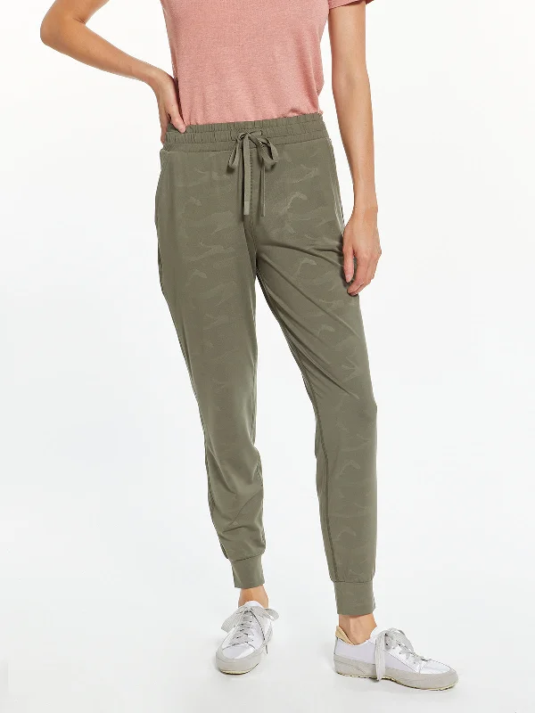 women's checkered pantsLORI JOGGER