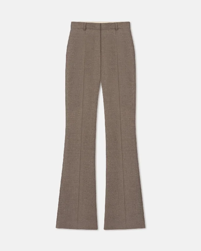 women's formal pantsLeena - Heritage Wool Pants - Latte