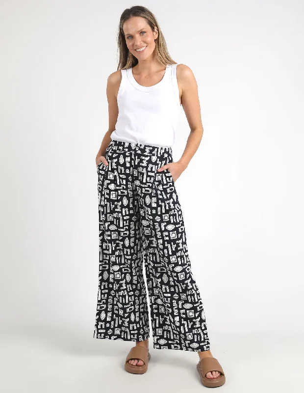 women's high-waisted pantsFoxwood Etched Geo Pant