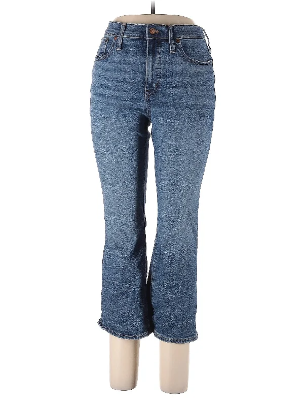 women's denim jeans for a bohemian lookHigh-Rise Bootleg Jeans