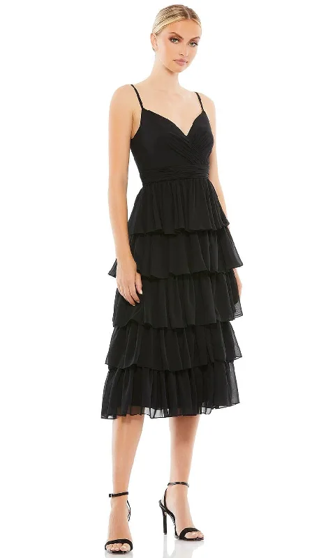 Formal Dress for GraduationsIeena Duggal 55437 - V-Neck Ruffle Tiered Formal Dress