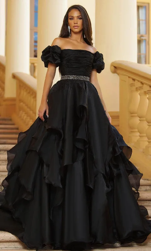 Formal Dress for PromsAva Presley 28571 - Tiered Ruffle Ballgown