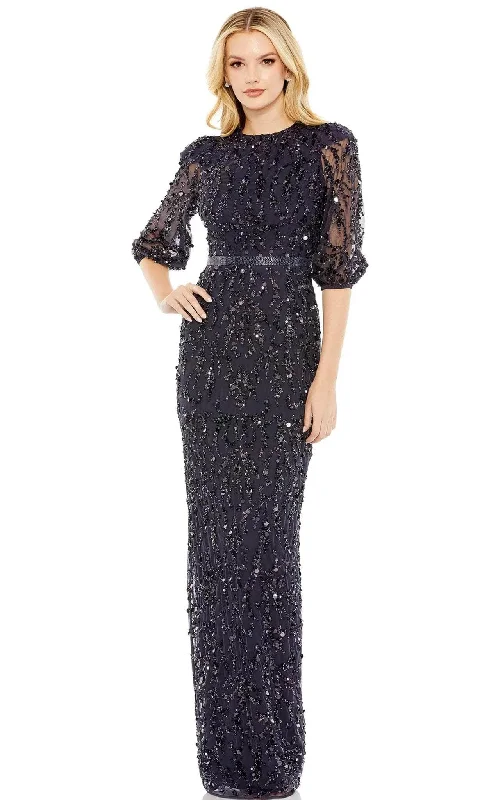 Formal Dress for Resort EventsMac Duggal 93790 - Embellished Formal Column Gown