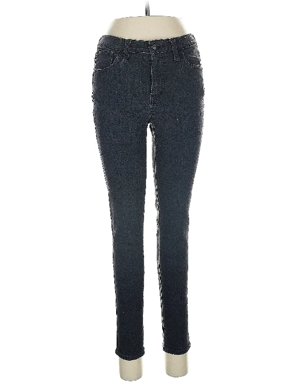 women's denim jeans with animal printsMid-Rise Skinny Jeans in Dark Wash