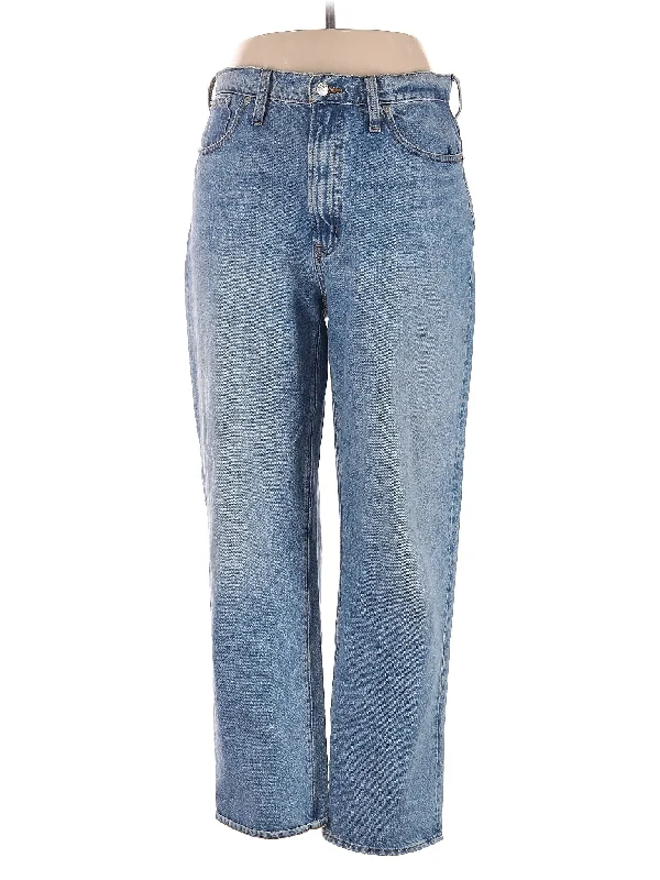 women's denim jeans for pear-shaped bodiesHigh-Rise Straight-leg Jeans in Light Wash