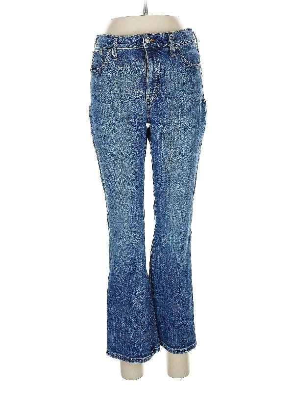 women's high-waisted denim jeansHigh-Rise Bootleg Jeans in Medium Wash