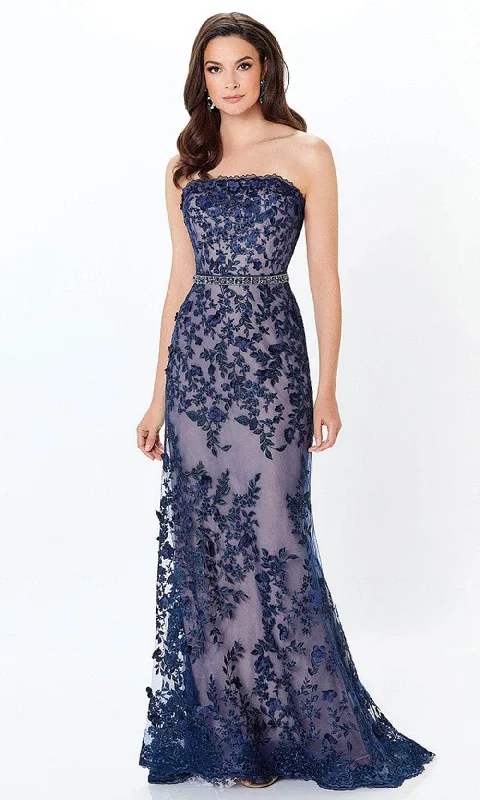 Formal Dress for Military BallsMontage by Mon Cheri - 118961 Strapless Lace Sheath Gown