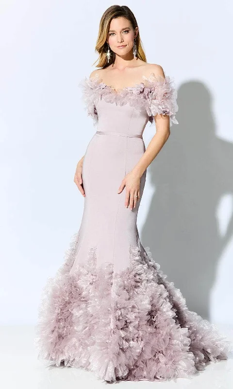 Formal Dress for Awards CeremoniesIvonne D ID909 - Tulle Appliqued Formal Gown