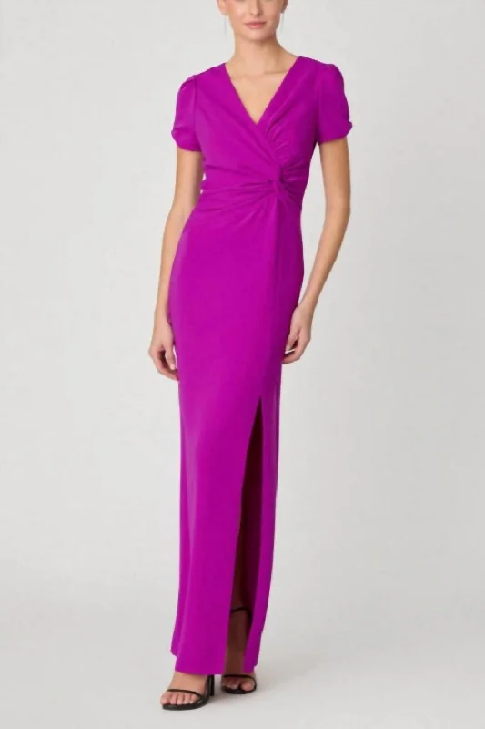 midi party dressesMidnight Arley Dress In Fuchsia