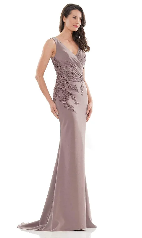 Formal Dress Alterations Near MeMarsoni by Colors - MV1147 Sleeveless Fitted Sheath Gown