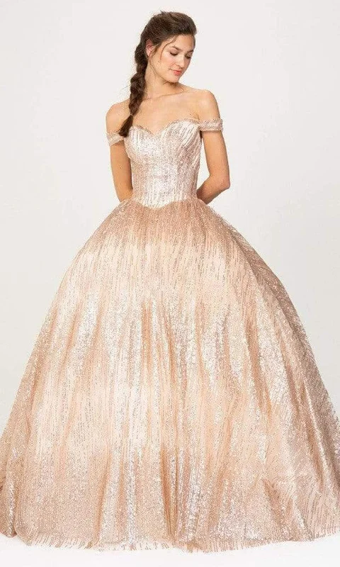 Formal Dress for Golden GlobesEureka Fashion - 9616 Glittered Voluminous Ballgown