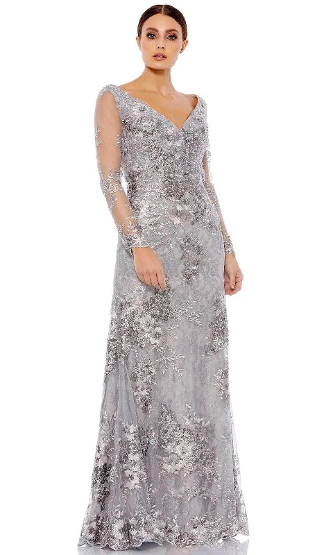 Formal Dress for QuinceañerasMac Duggal - 67539 Embroidered Sheath Gown