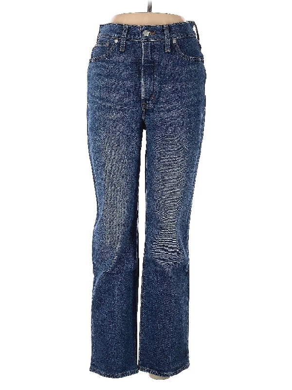 women's denim jeans for plus-size womenHigh-Rise Bootleg Jeans in Medium Wash