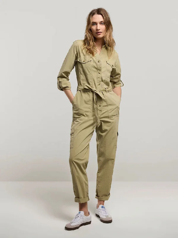 women's jumpsuits for maternity wearSummum Jumpsuit Green Lentil