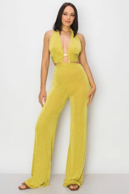 women's jumpsuits made of denimOlid Slinky Wide Legs Jumpsuit