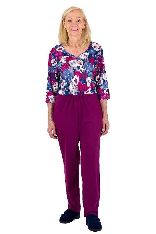 women's jumpsuits with buttonsAnti-Strip Jumpsuit - Sia | Fushia