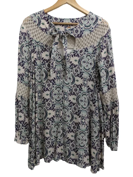 size-inclusive floral Mimi dresses for diverse fits[S] Free People Crochet Detail Mini Dress