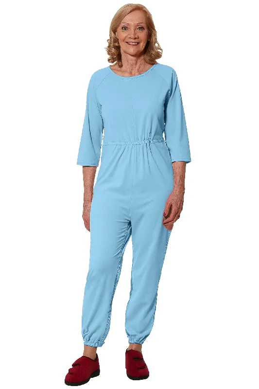 women's jumpsuits for ethical manufacturingAnti-Strip Jumpsuit - Carrie | Blue