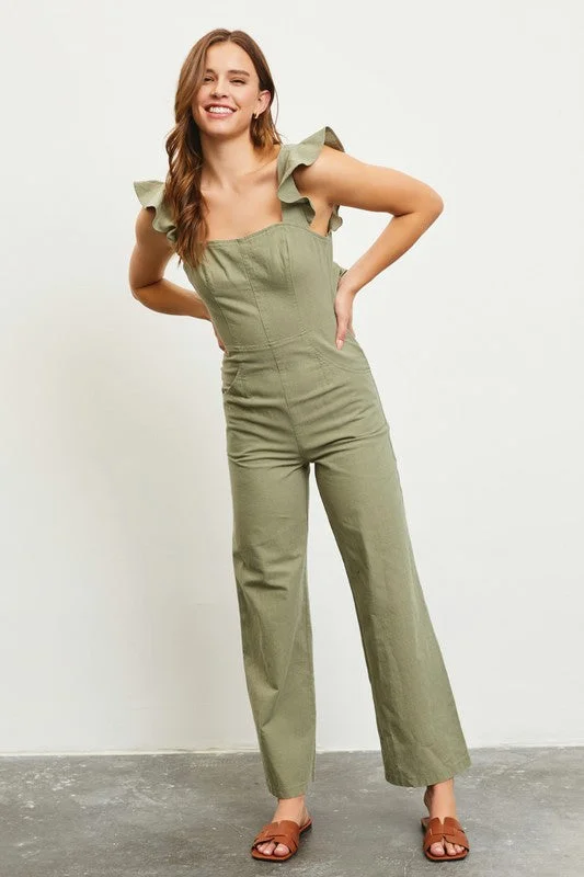 women's jumpsuits for moisture-wicking materialsWalk In The Park Jumpsuit