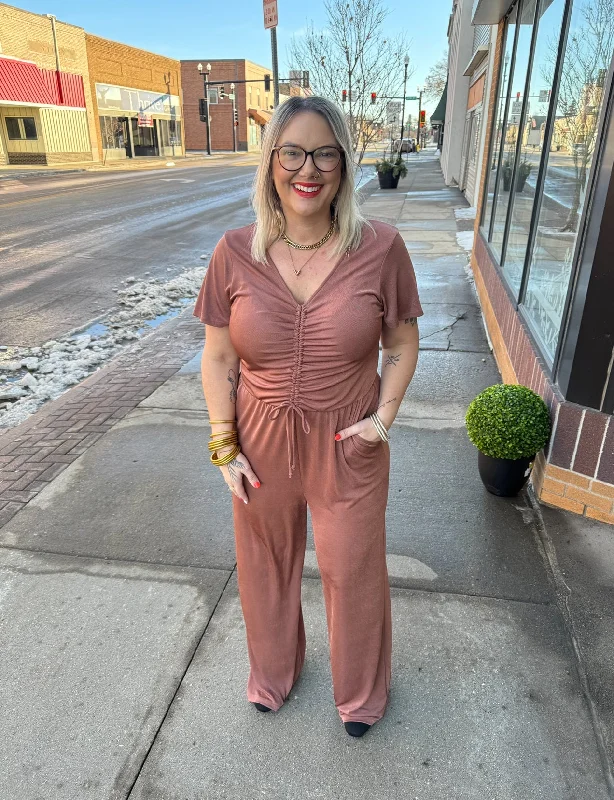 women's jumpsuits made of chiffonGilli Spice Jumpsuit-Final Sale