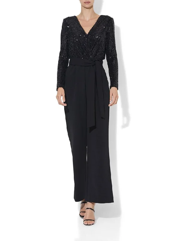 women's jumpsuits with pocketsBogart Sequin Jumpsuit