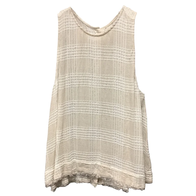 women's tops for those who love to experiment with fashionTop Sleeveless By Cloth And Stone  Size: L