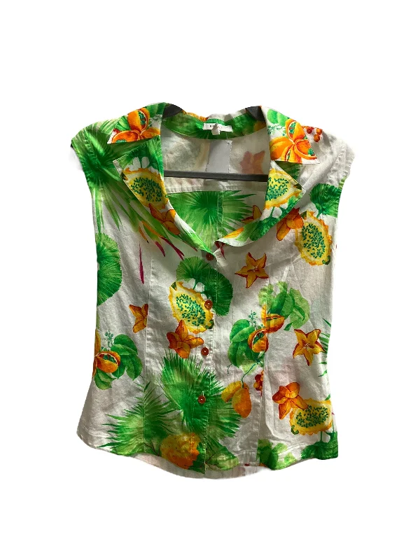 women's tops for those who love to experiment with fashionTop Sleeveless By Escada  Size: S