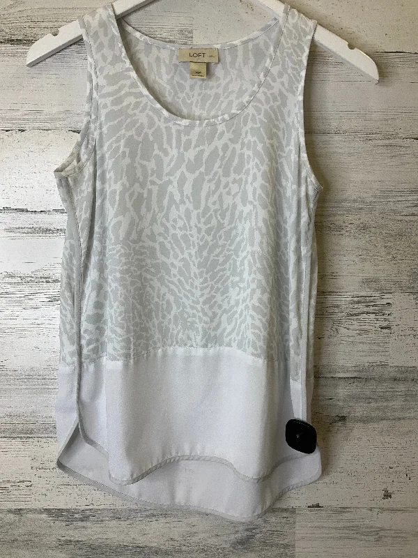 women's tops with floral printsTop Sleeveless By Loft  Size: Xs