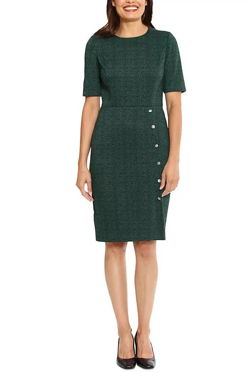 budget-friendly wedding dressesLondon Times T7076M Short Mother of the Bride Cocktail Dress