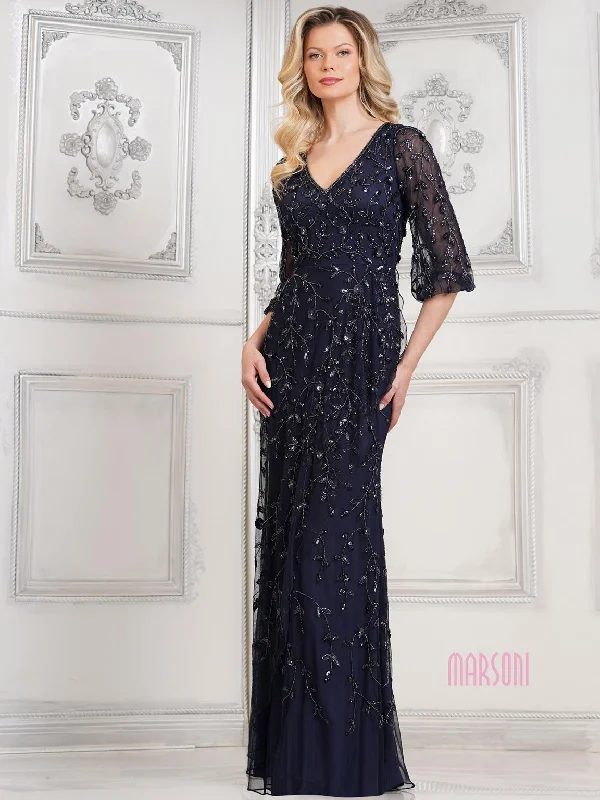 sample sale wedding dressesMarsoni MV1320 Long Formal Mother of the Bride Dress