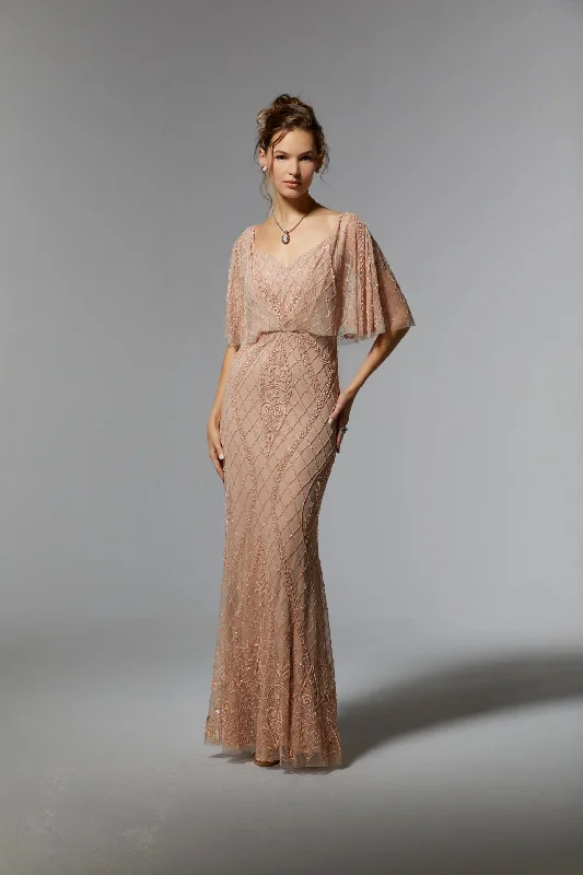 romantic wedding dressesMGNY Madeline Gardner New York 72932 Mother of the Bride Long Dress