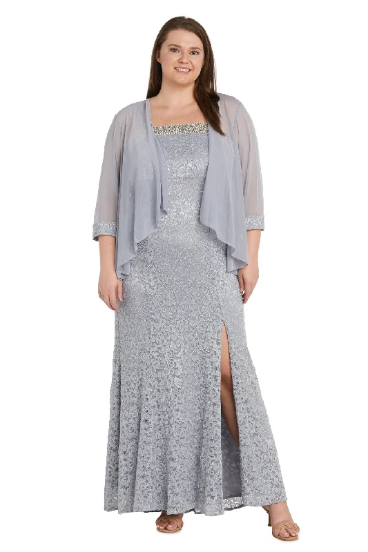 maxi dresses for all seasons and occasionsR&M Richards 1241W Long Formal Plus Size Dress