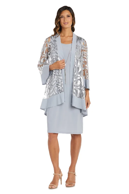 lightweight wedding dressesR&M Richards 2342P Short Mother of the Bride Petite Jacket Dress