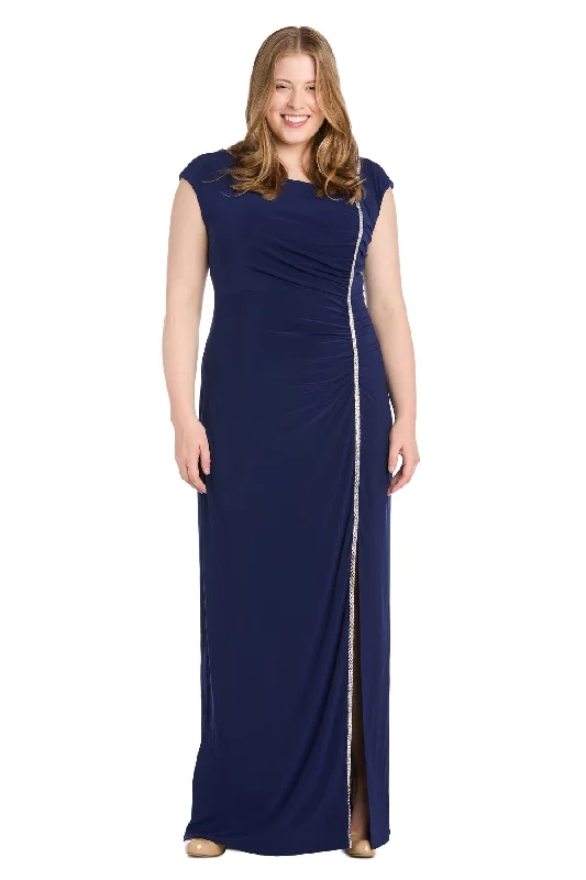 maxi dresses for tall womenR&M Richards 3405W Long Formal Plus Size Dress