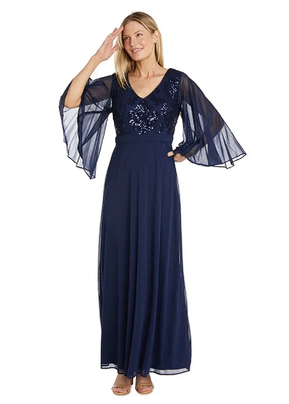 rustic wedding dressesR&M Richards 99399 Long Formal Mother of the Bride Dress