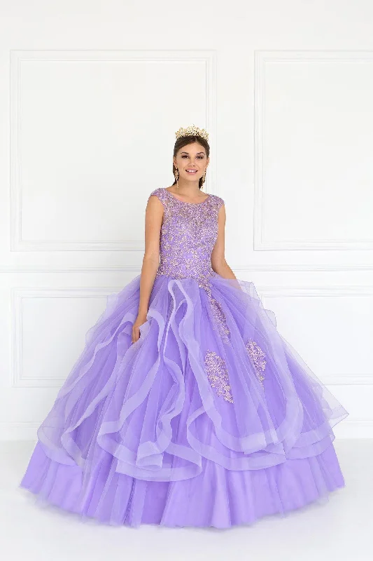 elegant maxi dressesLong Sweet 16 Quinceanera Dress